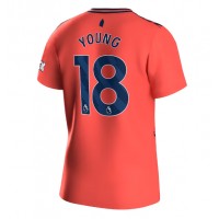Camiseta Everton Ashley Young #18 Visitante Equipación 2023-24 manga corta